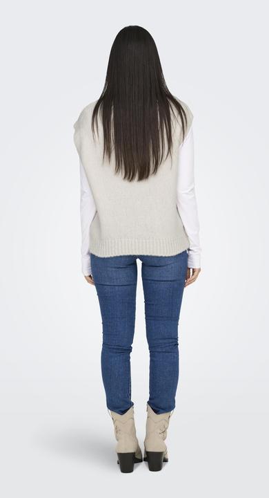Actual product image JdY Knit Fit High neck Ribbed cuffs Knitted waistcoat Waistcoat (XL)