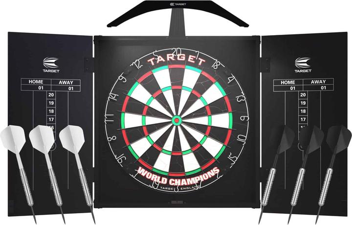 Target Arc cabinet incl. lighting & dartboard & darts