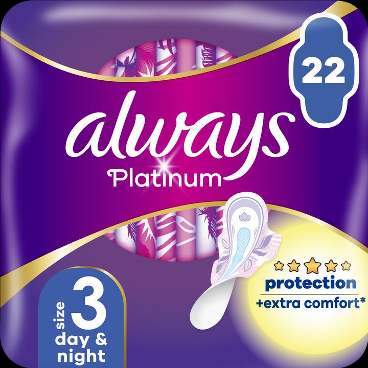 Produktbild Always Platinum Night Size 3 (22 x, Damenbinden)