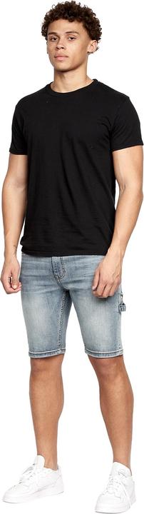 Actual product image Crosshatch Mens Carpenter Denim Vintage Shorts (34)