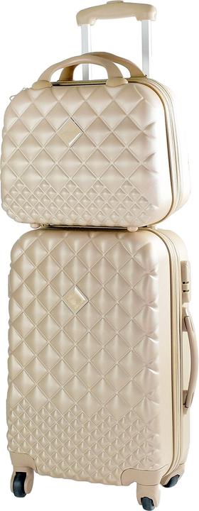 Immagine prodotto Camomilla Set di valigie, 40L+15L, oro (40 l, Bagaglio a mano (fino a 50 litri))
