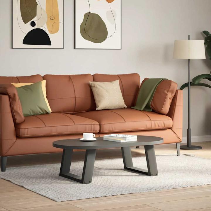 Immagine prodotto VidaXL Gambe per tavolino a U 2 pezzi Gamba del tavolo in acciaio antracite 50x(30-31) cm