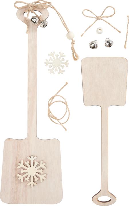 Actual product image VBS Wooden spade, set of 2, incl. decorative material