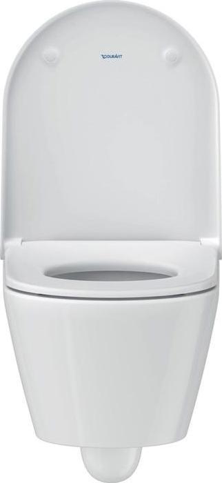 Actual product image Duravit Wall-hung washdown WC D-NEO rimless HygieneGlaze white