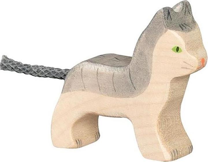 Immagine prodotto Holztiger Gatto, piccolo, grigio