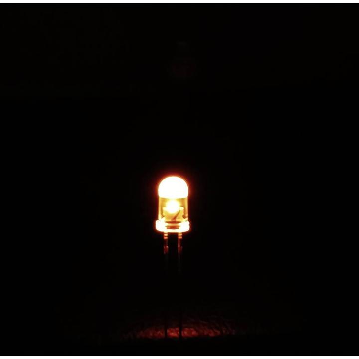 Immagine prodotto Tru Components LED cablati 5mm Lente Lattea 100° 20mA 1.8 V, 3.4V Rosso, Giallo, Arancione, Blu, Verde