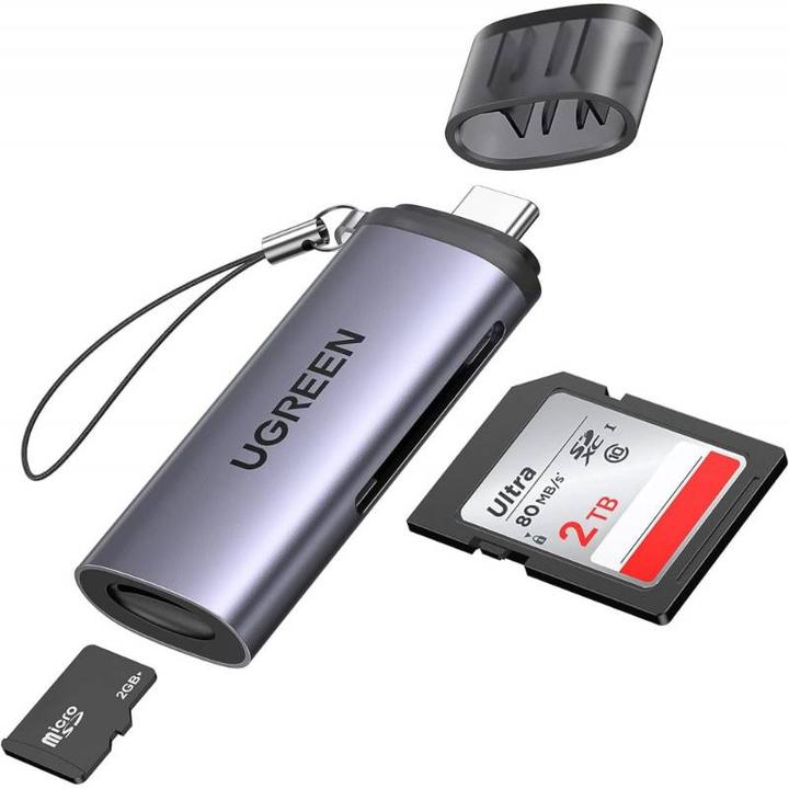 Produktbild Ugreen 2in1 Card Reader (USB-C)