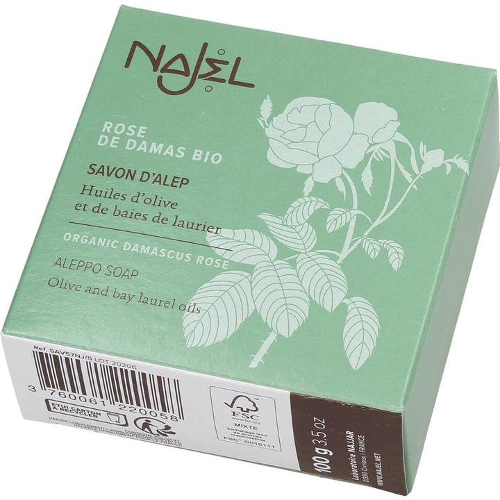 Immagine prodotto Najel Savon Alep à la Rose de Damas Bio (Sapone duro)