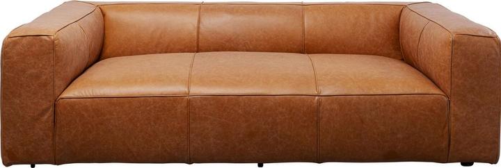 Kare Design Canapé Cubetto Smart cuir marron clair 220cm (3 places)