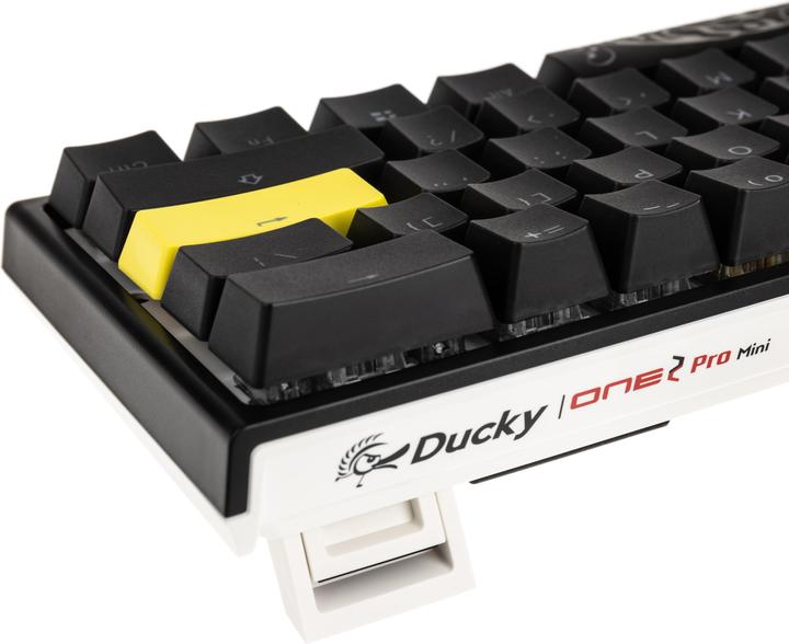 Actual product image Ducky One 2 Pro Mini Gaming Keyboard, RGB LED - Cherry Silent Red (US) (US, Cable)
