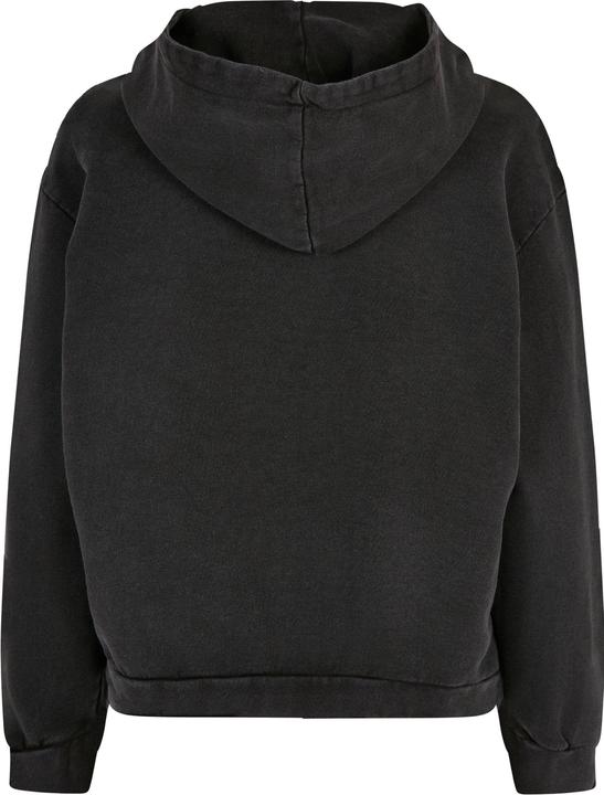 Produktbild Merchcode Ladies Valentines Day - Leopard Heart Acid Washed Oversized Hoody - 187685 (M)