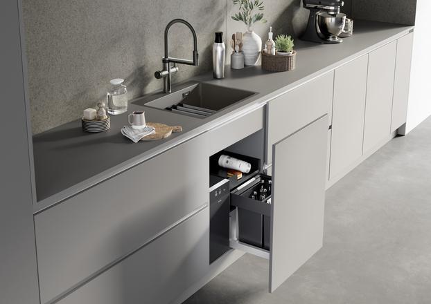 Image du produit Blanco CHOICE Icona | Acier inoxydable satiné or | Haute pression | Système d'eau multifonctionnel