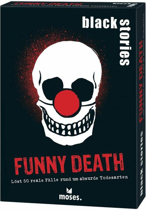 Actual product image black stories Funny Death (German)