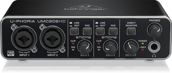 Produktbild Behringer UMC202HD recording audio interface (USB)