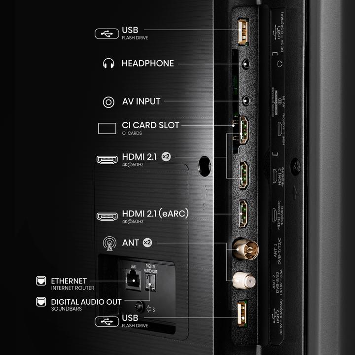 Produktbild Hisense TV TV 50A7NQ 50" 4K, QLED, 60Hz (50", QLED, 4K, 2024)