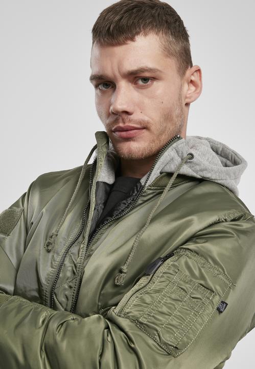 Actual product image Brandit Hooded MA1 Bomber Jacket (4XL)
