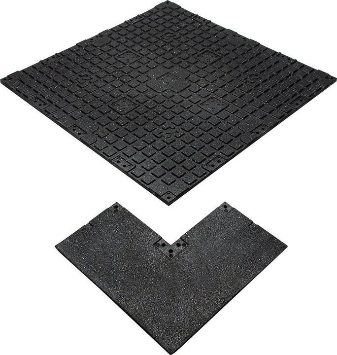 Produktbild Stockz Eckbordüre für Gummiboden "Connect Tiles Corner" 50x50cm (2 cm)