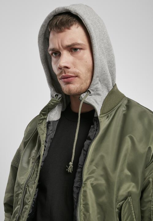 Actual product image Brandit Hooded MA1 Bomber Jacket (4XL)
