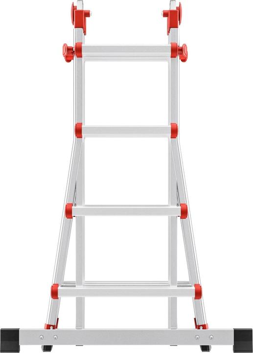 Produktbild Hailo Teleskopleiter (Anlegeleiter, Teleskopleiter, Mehrzweckleiter, 240 cm)