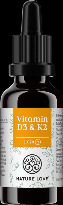 Produktbild Nature Love Vitamin D3 & K2
