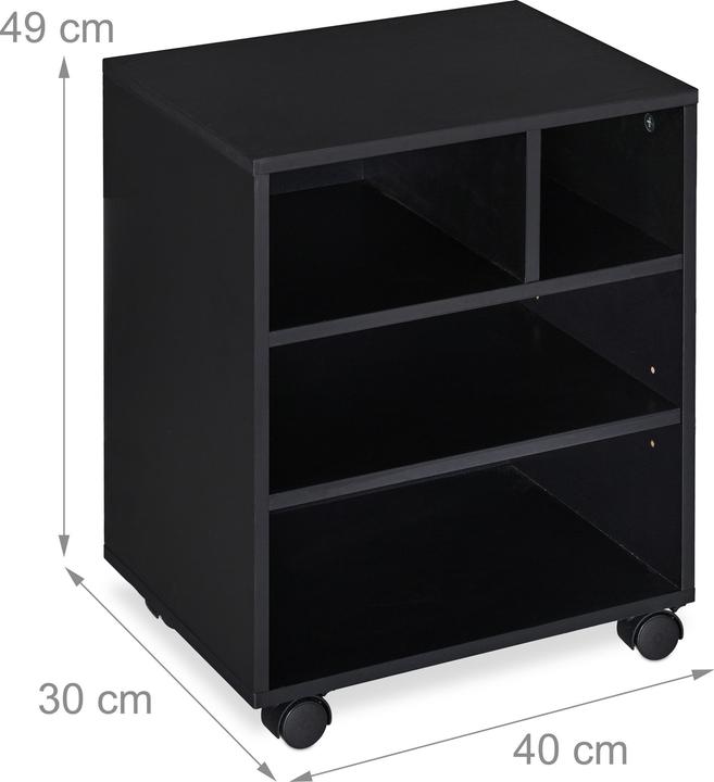 Produktbild Relaxdays Rollcontainer (40 x 30 x 49 cm)
