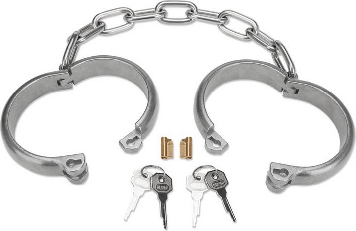 Actual product image Prowler Heavy Duty Ankle Cuffs - Silver