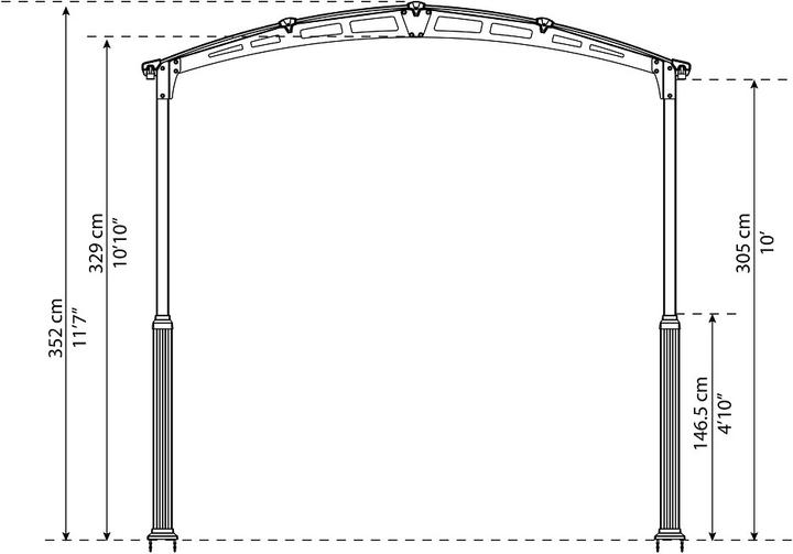 Actual product image Palram Alpine 6400