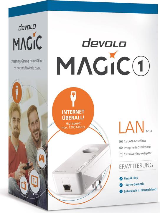 Actual product image Devolo Magic 1 LAN Extension 1-1-1 (1200 Mbit/s)