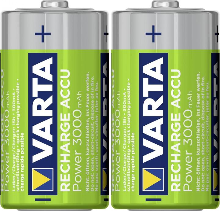 Image du produit Varta Recharger Accu Power (2 pcs, C, 3000 mAh)