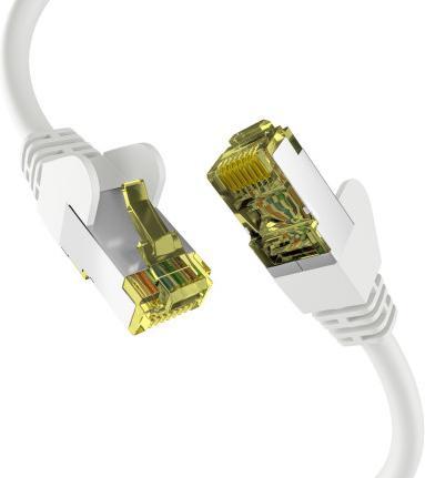 Actual product image M-Cab CAT6A WHITE 0.50M PATCH CORD (S/FTP, CAT6a, 0.50 m)