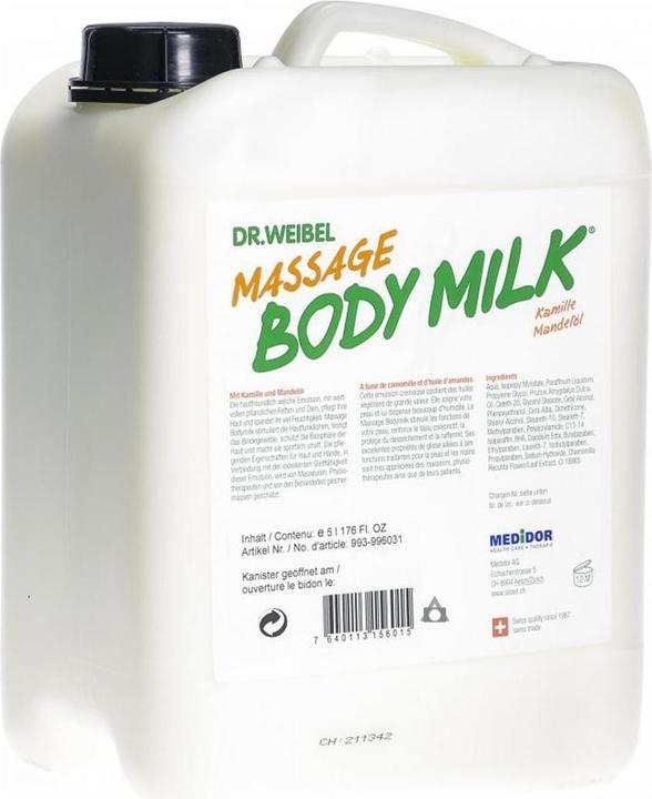 Produktbild Medidor Dr. Weibel Massage Body Milk (5000 ml)