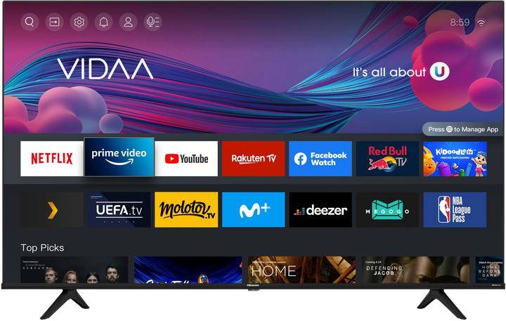 Produktbild Hisense 43A6BG (43", A6BG, LED, 4K, 2022)