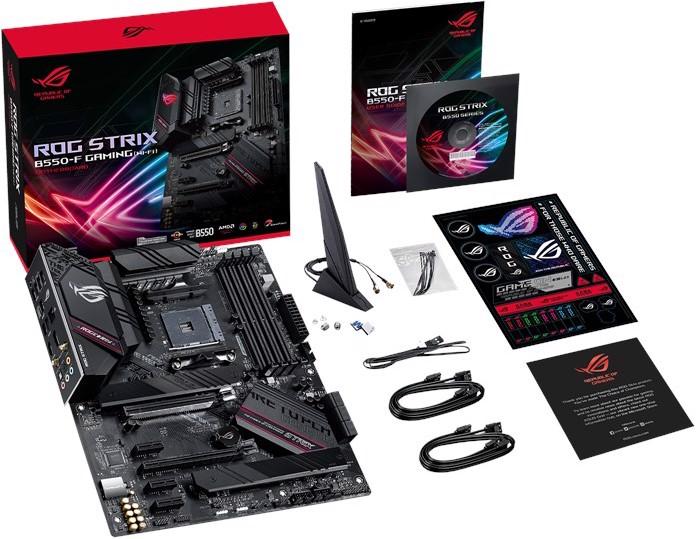 Actual product image ASUS ROG STRIX B550-F GAMING WI-FI (AM4, AMD B550, ATX)
