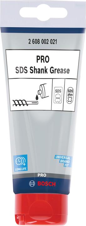 Label énergétique Bosch Professional Zubehör PRO SDS Shank Grease, pour forets et burins (100 ml)