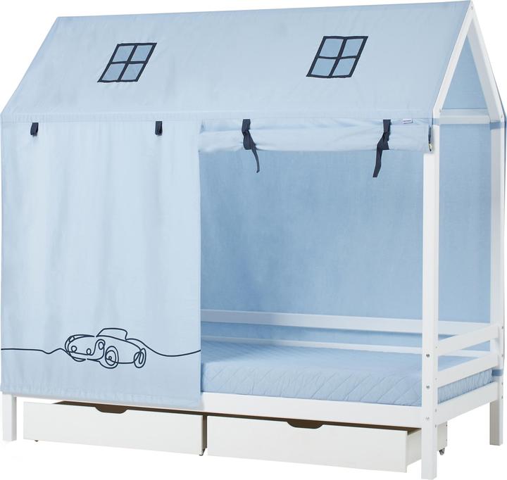 Actual product image Hoppekids House bedspread CARS for house beds 90x200cm