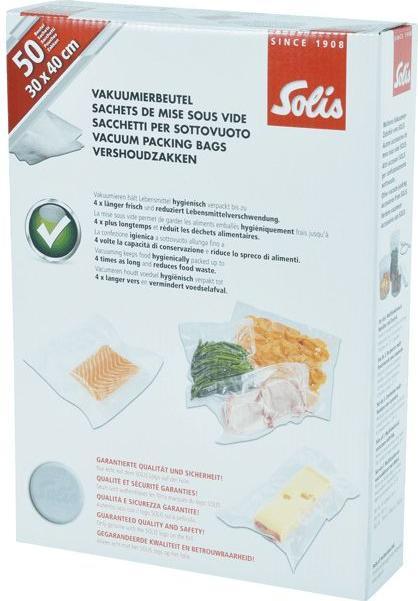 Image du produit Solis Sachets sous vide 20 x 30 cm (50x) (50 x)