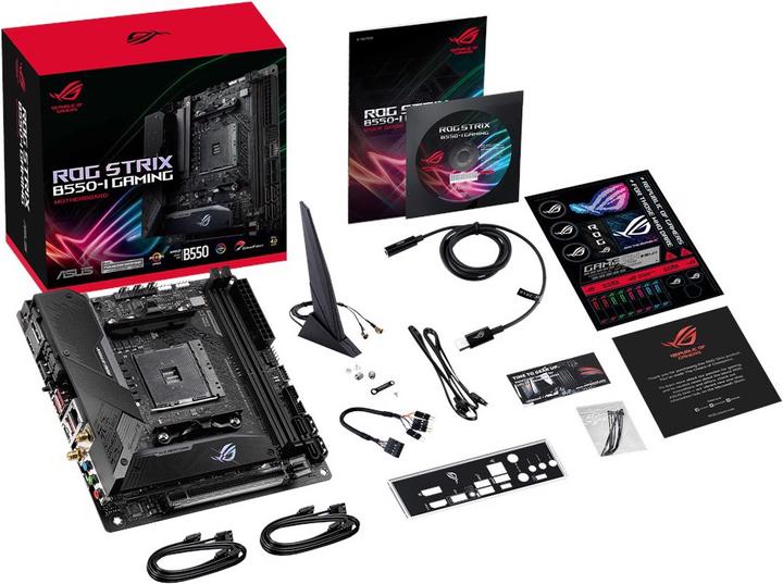 Produktbild ASUS ROG STRIX B550-I GAMING (AM4, AMD B550, Mini-ITX)