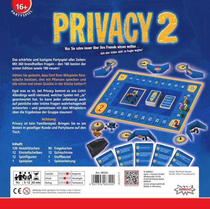Produktbild Amigo Privacy 2 (Deutsch)