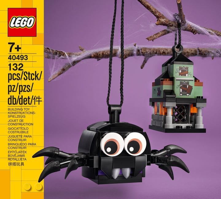Actual product image LEGO Spider and Haunted House Halloween (40493)