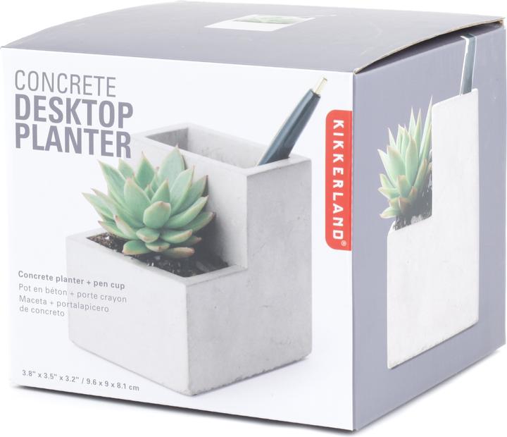 Produktbild Kikkerland Concrete Desktop Planter