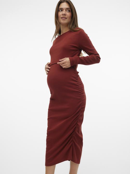Actual product image Mamalicious Mlemily June Ls Jrs Midi Dress 2f Noos (XL)