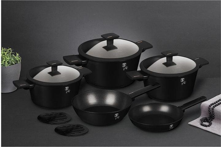 Actual product image BerlingerHaus Haus 10-teiliges Kochgeschirr-Set Monaco Collection (Pan set + pot set, Aluminium)