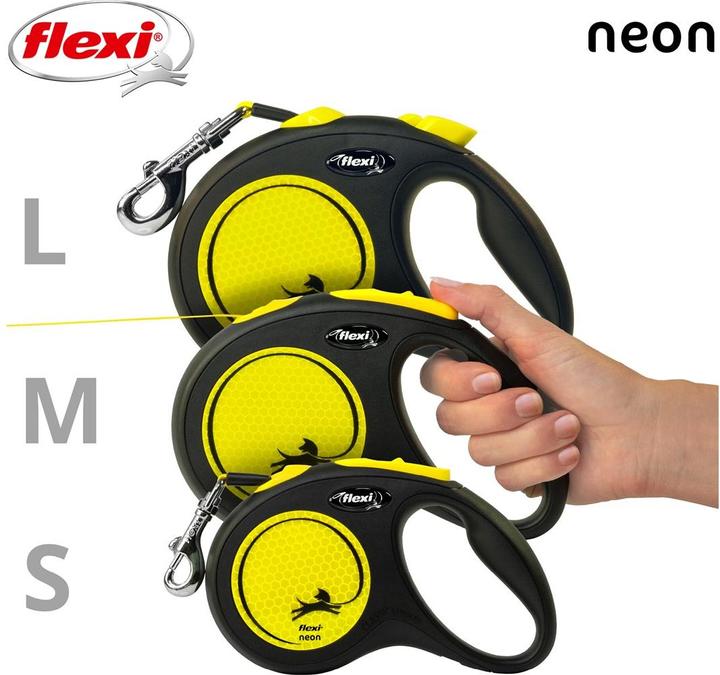 Actual product image Flexi new neon (S, Dog, Walks)