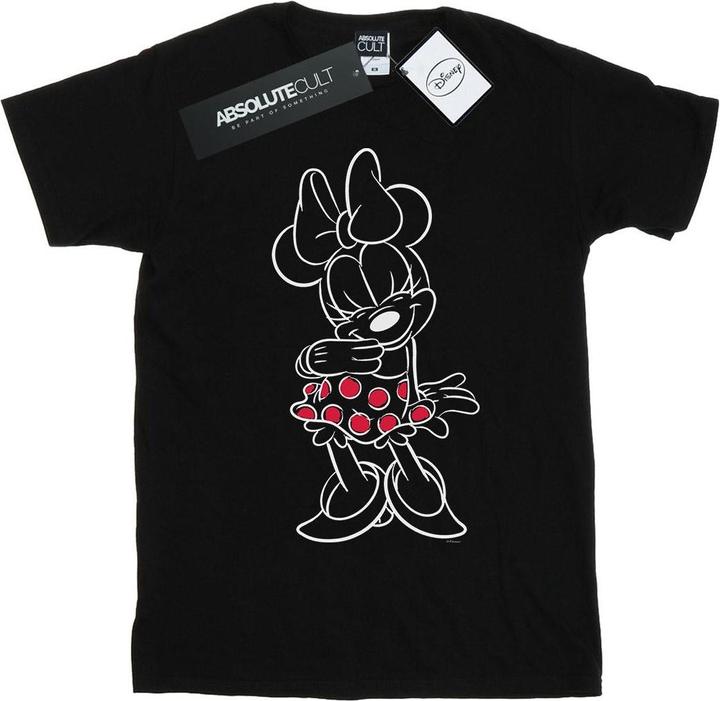 Immagine prodotto Disney Minnie Mouse Outline Polka Dot Maglietta Ampia Donna (M)