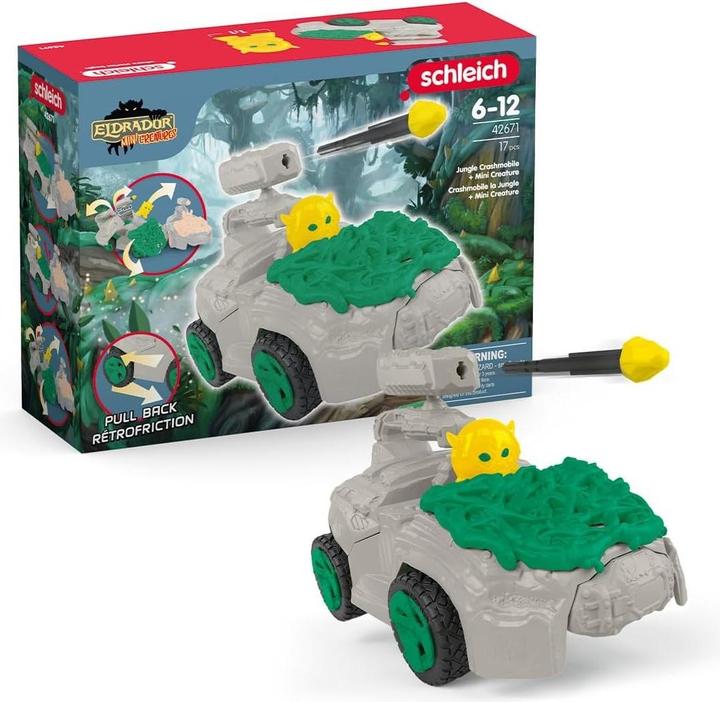 Produktbild Schleich Dschungel-Crashmobil mit Mini Cretaure