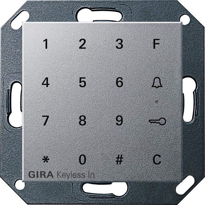 Immagine prodotto Gira Sistema di tastiere Keyless In 55 F in alluminio