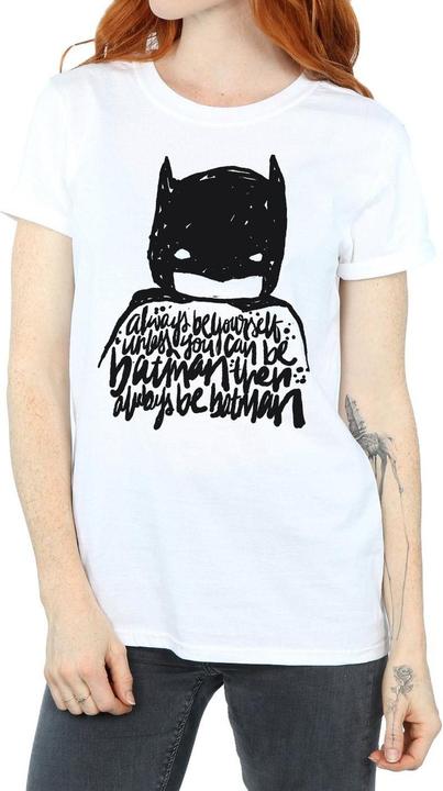 Immagine prodotto Maglietta Boyfriend in cotone da donna/ragazzo Batman Always Be Yourself (XXL)
