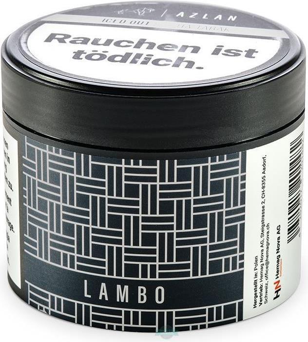 Produktbild Azlan Iced Out Shisha Tabak - Lambo 200g (Blaubeere, 200 g)