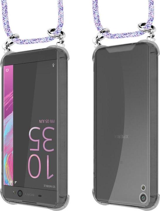 Produktbild Cadorabo TPU Handy Kette SILBER Cover