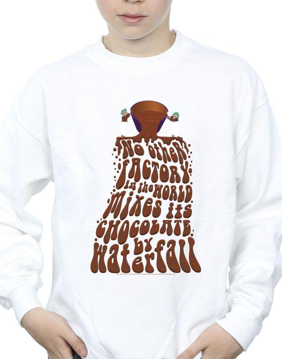 Produktbild Willy Wonka & the Chocolate Factory Chocolate Waterfall Sweatshirt Jungen (152, 158)